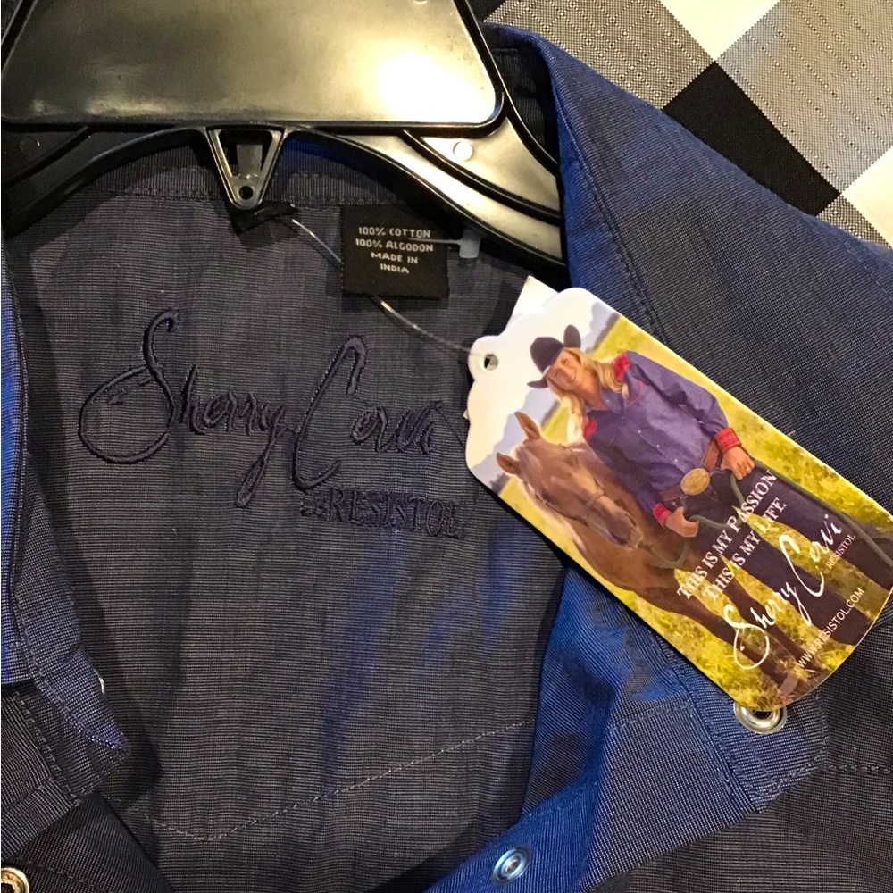 Resistol pearl buttons cowgirl shirt